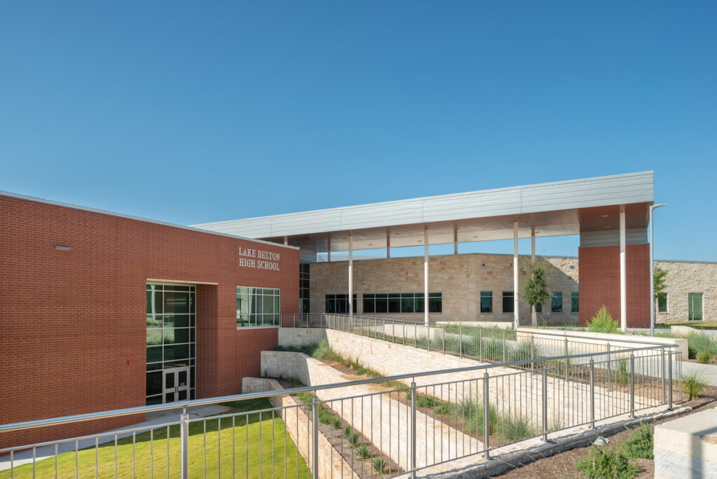 Lake Belton High School entrance